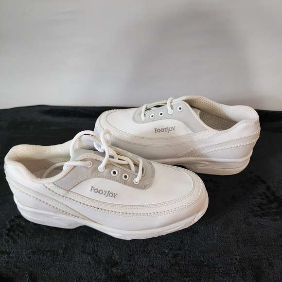 FootJoy White and Gray Athletic Shoes - Picture 3 of 6